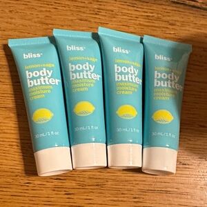 Bliss Lemon & Sage Maximum Moisture Cream BUNDLE OF 4